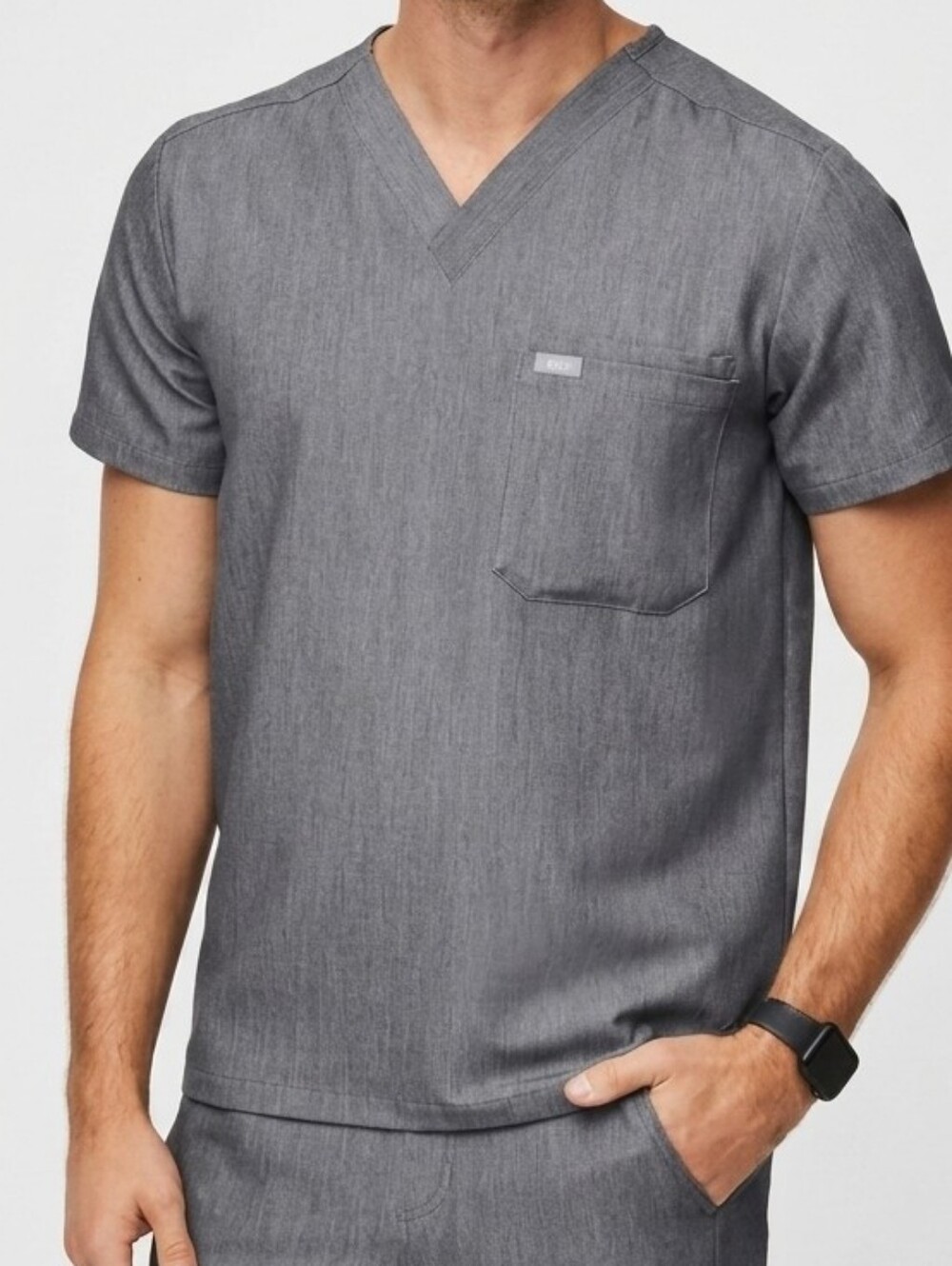 FIGS Men’s V-Neck Leon Scrub Top Size Large
